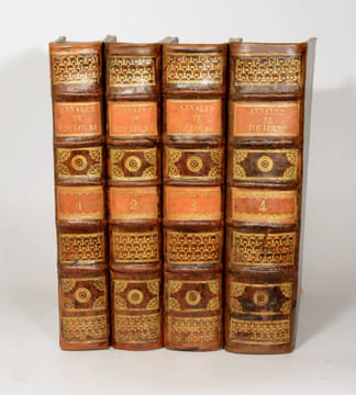 ANNALES DE LA VILLE DE TOULOUSE, dédiées à Monseigneur le Dauphin. [4 volumes]. . DUROSOI [FARMIAN de ROSOI (Barnabé), dit]. 