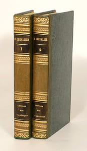LETTRES SUR L'AMÉRIQUE DU NORD. Avec une carte des Etas-Unis d'Amérique. [2 volumes]. 