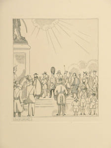 GRAPHISMES. Suite de 10 gravures. 