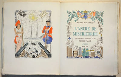 L'ANCRE DE MISÉRICORDE. Eaux-fortes originales de Pierre FALKÉ. 