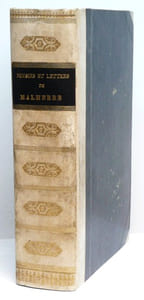 POÉSIES DE MALHERBE, ornées de son portrait et d'un fac-similé de son écriture. Nouvelle édition dédiée à la ville de Caen. [Relié avec] LETTRES DE MALHERBE, ornées du fac-similé de son écriture, dédiées à la ville de Caen avec une Vue de cette Ville. 