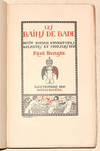 LES BAINS DE BADE. Petit roman d'aventures galantes et morales. Illustrations par George BARBIER.