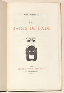 LES BAINS DE BADE. Petit roman d'aventures galantes et morales. Illustrations par George BARBIER.