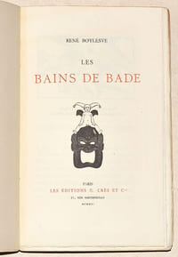 LES BAINS DE BADE. Petit roman d'aventures galantes et morales. Illustrations par George BARBIER. 