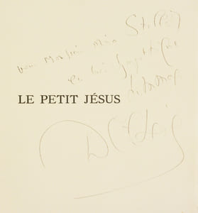LE PETIT JÉSUS. Cinq eaux-fortes de Mariette Lydis. 