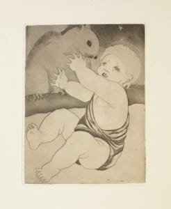 LE PETIT JÉSUS. Cinq eaux-fortes de Mariette Lydis.
