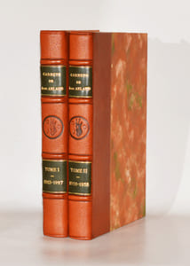CARNETS DE JEAN ARLAUD. Tome I : 1913-1927. Tome II : 1928-1938. [2 volumes]. 