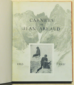CARNETS DE JEAN ARLAUD. Tome I : 1913-1927. Tome II : 1928-1938. [2 volumes]. 