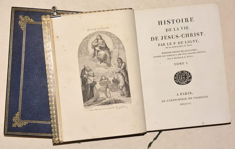 HISTOIRE DE LA VIE DE JÉSUS-CHRIST. Édition ornée de gravures, d'après les tableaux des plus grands maîtres, sous la direction de L. Petit. [2 ...