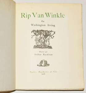 RIP VAN WINKLE. Illustré par Arthur Rackham.