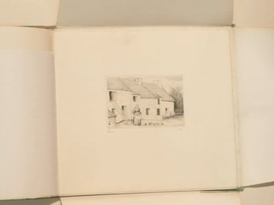 CAHIER DE SIX PAYSAGES gravés à l'eau-forte.