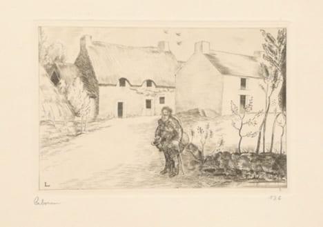 CAHIER DE SIX PAYSAGES gravés à l'eau-forte.. LABOUREUR (J.-É.).