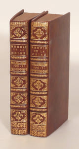 NOUVEAUX MÉMOIRES SUR L'ÉTAT PRÉSENT DE LA CHINE. [2 volumes].
