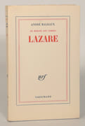 LAZARE. Le Miroir des limbes. par MALRAUX (André). 