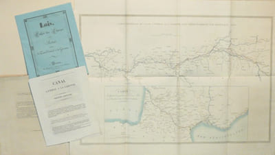 MEMOIRE SUR LE CANAL LATERAL A LA GARONNE, établissant la jonction définitive des Deux Mers.
