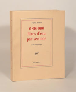 6 810 000 LITRES D'EAU PAR SECONDE. Etude stéréophonique.