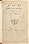 VOYAGES DANS LE PAYS DES HOTTENTOTS, à la Caffrerie, à la Baye Botanique, et dans la Nouvelle Hollande. [Relié à la suite]. VOYAGE A LA BAIE BOTANIQUE ; avec une description du nouveau Pays de Galles méridional, de ses habitants, de ses productions, etc. et quelques détails relatifs à M. de La Pérouse, pendant son séjour à la Baie Botanique. A laquelle on a ajouté le récit historique de la Nouvelle Hollande, et des différens voyages qui y ont été faits par les Européens. par PATERSON (William) - TENCH (Watkin). - Image 2