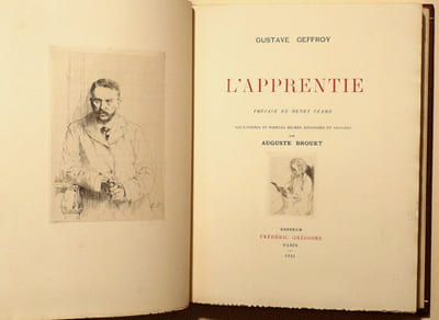 L'APPRENTIE. Préface de Henry Céard. Eaux-fortes et pointes sèches dessinées et gravées par Auguste Brouet.