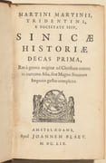 SINICAE HISTORIAE DECAS PRIMA, Res à gentis origine ad Christum natum in extrema Asia, sive Magno Sinarum Imperio gestas complexa. par MARTINI (Martin).  - Image 2
