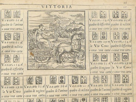 LE INGENIOSE SORTI composte per Francesco Marcolini da Forli. Intitulate Giardino di Pensieri, Novamente Ristampate, e in Novo et Bellissimo Ordine ...