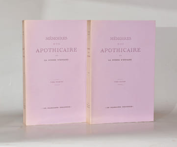 MÉMOIRES D'UN APOTHICAIRE SUR LA GUERRE D'ESPAGNE, pendant les années 1808 à 1814. [2 volumes].