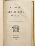 CAMPAGNE DE MOSCOW, en 1812. [relié à la suite:] HISTOIRE DES QUINZE SEMAINES ou le dernier règne de Bonaparte. [relié à la suite:] EXTRAITS DE LETTRES ECRITES PENDANT LA TRAVERSEE DE SPITHEAD A SAINTE-HELENE, et durant quelques mois de séjour dans cette isle. [relié à la suite:] L'ORPHELINE DU TEMPLE, élégie, par M. TRENEUIL. [relié à la suite:] LE TYRAN, LES ALLIES, ET LE ROI, par M. le Marquis de CORIOLIS D'ESPINOUSE. [relié à la suite:] BONAPARTE DEMASQUE, par J. X. T. l'aîné, de P. [relié à la suite:] A M. J.h DE VILLELE, sur ses observations à Messieurs les députés au corps législatif. par DURDENT (R. J.) - TRENEUIL - CORIOLIS D'ESPINOUSE (M. le Marquis de). - Image 3