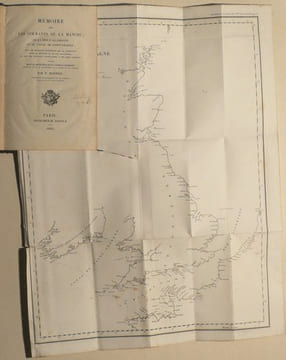 MEMOIRE SUR LES COURANTS DE LA MANCHE, DE LA MER D'ALLEMAGNE ET DU CANAL DE SAINT-GEORGE, suivi de quelques documents sur la navigation dans la ...
