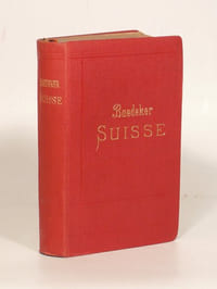 LA SUISSE et les parties limitrophes de la Savoie et de l'Italie. Manuel du voyageur par Karl BAEDEKER.