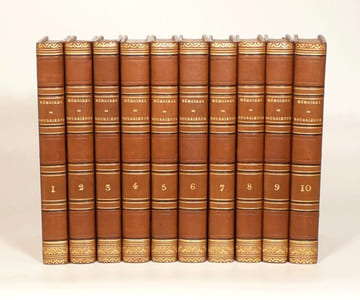 MÉMOIRES DE M. DE BOURRIENNE, ministre d'état ; sur Napoléon, le Directoire, le Consulat, l'Empire et la Restauration. [10 volumes].