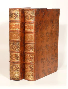NOUVEAU COMMENTAIRE SUR LES STATUTS DE PROVENCE. [2 volumes].. JULIEN (Jean-Joseph).