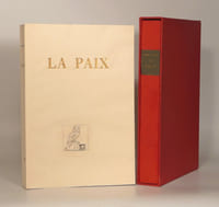 LA PAIX. Traduction nouvelle de M. Louis MARTIN-CHAUFFIER. Gravures au burin par J.-E. LABOUREUR.