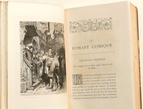 LE ROMAN COMIQUE publié par les soins de D. Jouaust avec une préface par Paul Bourget. Eaux-fortes par Léopold Flameng. [3 volumes].. SCARRON.