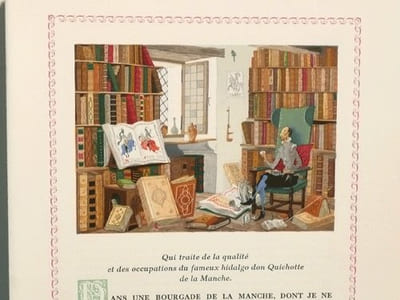 L'INGÉNIEUX HIDALGO DON QUICHOTTE DE LA MANCHE. Illustrations de Henry Lemarié. [4 volumes].