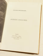 SERRES CHAUDES. par MAETERLINCK (Maurice). - Image 2