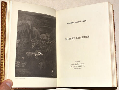 SERRES CHAUDES.. MAETERLINCK (Maurice).