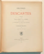 OEUVRES DE DESCARTES, publiées par Charles ADAM & Paul TANNERY sous les auspices du ministère de l'instruction publique. [13 volumes]. par DESCARTES (René). - Image 2