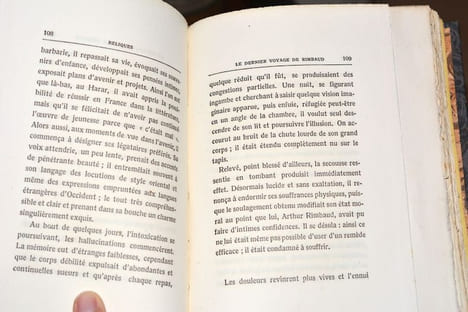 RELIQUES. Rimbaud mourant - Mon frère Arthur - Le dernier voyage de Rimbaud - Rimbaud catholique - Dans les remous de la bataille (passages ...