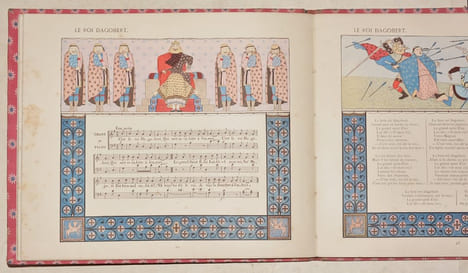 CHANSONS DE FRANCE pour les petits français avec accompagnements de J. B. Weckerlin. Illustrations par M. B. de MONVEL.. BOUTET DE MONVEL ...