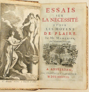 ESSAIS SUR LA NÉCESSITÉ ET SUR LES MOYENS DE PLAIRE.