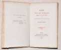ID&Eacute;E SUR LES ROMANS. Publi&eacute;e avec pr&eacute;face, notes et documents in&eacute;dits par Octave Uzanne.. SADE (Marquis de).