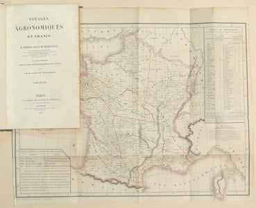 VOYAGES AGRONOMIQUES EN FRANCE. [2 volumes].