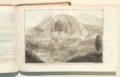 VOYAGES DANS LES ALPES, précédés d'un essai sur l'histoire naturelle des environs de Genève. TOME I.. SAUSSURE (Horace-Bénedict de).
