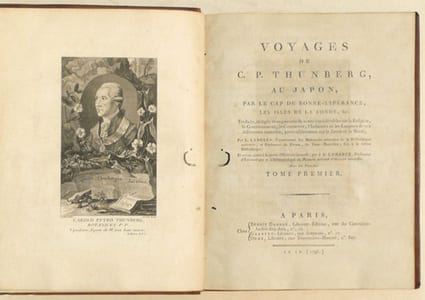 VOYAGES DE C. P. THUNBERG, AU JAPON, par le Cap de Bonne-Espérance, les îles de la Sonde, &c. Traduits, rédigés et augmentés de notes considérables sur la Religion, le Gouvernement, le Commerce, l'Industrie et les Langues de ces différentes contrées, particulièrement sur le Javan et le Malai ; [etc.].