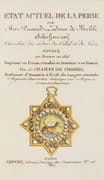 NOTICES SUR L'ÉTAT ACTUEL DE LA PERSE, en Persan, en Arménien et en Français, augmenté d'une notice historique sur ce Royaume et sur son Souverain. par MELIK SCHAHNAZAR (Myr-Davoud-Zadour de) - LANGLÈS (Louis-Mathieu) - CHAHAN DE CIRBIED (Jacques). - Image 2
