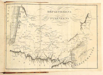 STATISTIQUE DES DÉPARTEMENS [sic] PYRÉNÉENS, des provinces de Guienne et de Languedoc. [2 volumes].