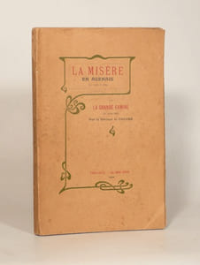 LA MISÈRE EN AGENAIS DE 1600 À 1629 ET LA GRANDE FAMINE DE 1630-1631.