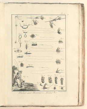 RECUEIL DE PLANCHES DE L'ENCYCLOPÉDIE. PLANCHES DES PÊCHES. Explication de Cent Trente-Deux Planches des Pêches, à cause de Dix-Huit doubles. ...