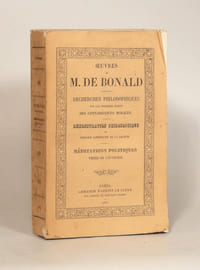 RECHERCHES PHILOSOPHIQUES sur les premiers objets des connaissances morales. DÉMONSTRATION PHILOSOPHIQUE du principe constitutif de la société. MÉDITATIONS POLITIQUES tirées de l'Évangile.