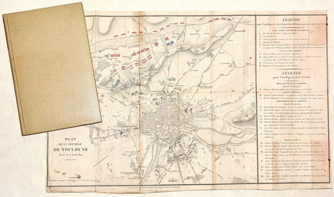 ÉVÈNEMENTS MILITAIRES DEVANT TOULOUSE, en 1814. . LAPÈNE (Édouard).
