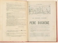 LA GRANDE COLÈRE DU PÈRE DUCHÊNE. [Relié à la suite :] HISTOIRE BIOGRAPHIQUE, ANECDOTIQUE ET BIBLIOGRAPHIQUE DU PÈRE DUCHÊNE. Avec vignettes, portrait et fac-similé.
